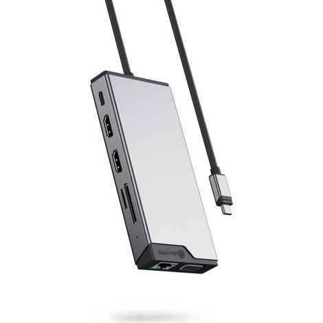 Alogic 12-in-1 USB-C PD DV3 Triple Display Docking Station (1/5)