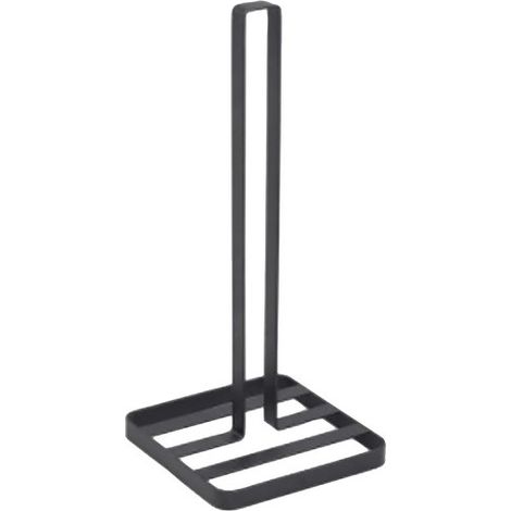 Porte Rouleau Essuie tout Acier Noir mat MSV (1/4)