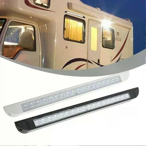 12V/24V LED-Markisenleuchte für Wohnmobile, wasserdicht, für den Innenbereich, Wandleuchten, Lichtleisten, Außenleuchten für Wohnmobile, Vans und Camper, Deckenleuchten für den Innenbereich (1/4)