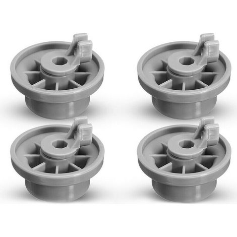 Lot de 4 Roulettes de Lave-vaisselle pour Panier Inférieur, roulettes panier lave-vaisselle，Roues de Lave-vaisselle pour Siemens, Bosch 165314