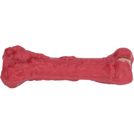 Jouet à mâcher pour chien, os en caoutchouc pour chiot, hochet dentaire confortable et couineur pour mâcheur, 16x5.5x4cm (1/5)