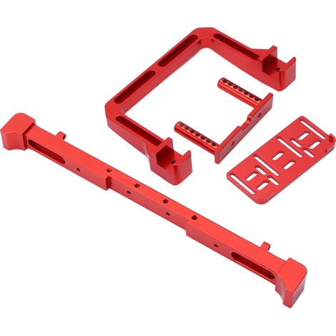 Pare-chocs avant de protection anti-collision pour voiture RC 1/10 SCX10 90046 90047 (rouge) (1/5)