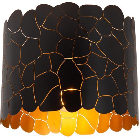 Lucide ALMELO - Deckenleuchte - Ø 25,5 cm - 1xE27 - Schwarz (1/4)