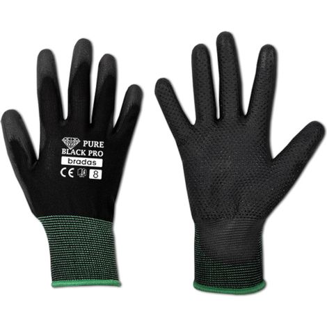 Arbeitshandschuhe mit Beschichtung aus PU und PVC Noppen 8 (1/2)