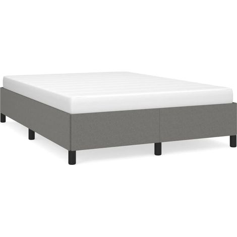 Maison Exclusive - Giroletto senza Materasso Grigio Scuro 140x190 cm Tessuto