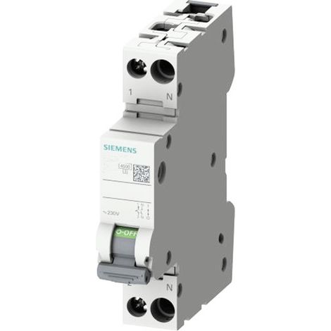 Siemens Automatischer magnetothermischer Schutzschalter 32A 1P+N 4.5KA curve C 5SL30327
