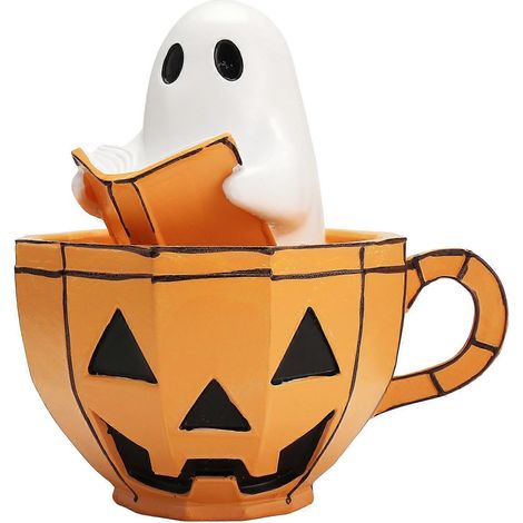 Veilleuse fantôme LED d'Halloween à piles, lampe d'ambiance fantôme pour baignoire, idéale pour une fête d'Halloween (1/5)