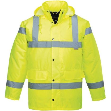 Parka Hi-vis Respirante Couleur : Jaune Taille Xl - Portwest (1/2)