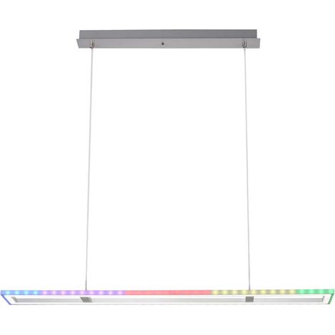 Hängelampe Pendellampe Wohnzimmerlampe Dimmer Fernbedienung Regenbogeneffekt LED (1/5)