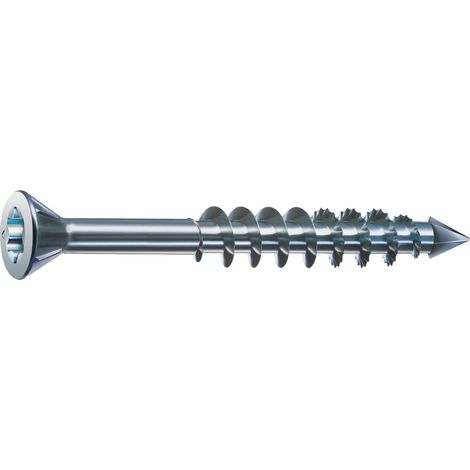 TORNILLO PARA TABLEROS MDF (200) SPAX-M GALVANIZADO BLANCO 4.040MM CABEZA PEQUEÑA - SXM168468I (1/5)