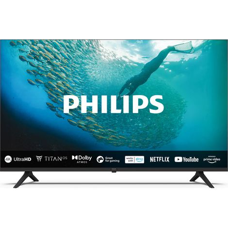 Philips – TV LED 75 pouces 4K Ultra HD – Smart TV Wifi – HDR – 3 ports HDMI – 60 Hz – Dolby Atmos – Montage VESA 600x400 (1/2)