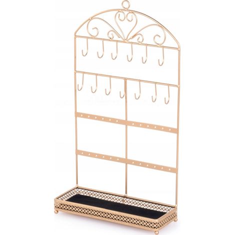 Organisateur bijoux atmosphera métal blanc multifonction (1/3)