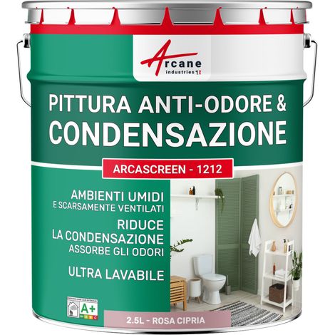Pittura Termica Anticondensa e Antimuffa per Pareti Umide : ARCASCREEN - 1212 - 2,5 L Rosa cipria - RAL 010 70 15 - ARCANE INDUSTRIES