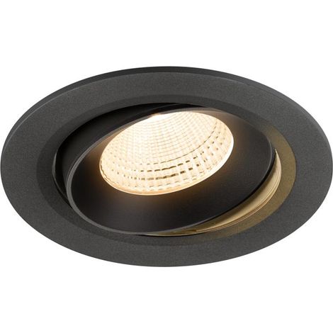 Spot encastré Numinos Move L noir 2700K - 55 deg - 1009816