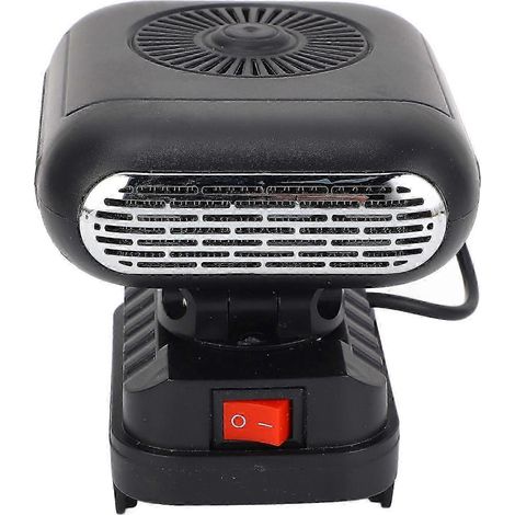 Chauffage de voiture portable avec fonction dégivrage et ventilateur intégré. Port USB inclus. Compatible avec batterie lithium rechargeable Makita 21 V (batterie non incluse). (1/4)