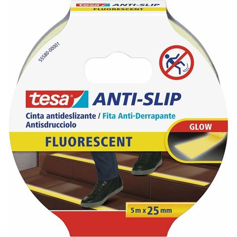 GIALLO FLUORESCENTE ANTISCIVOLO 25MMX5M (1/2)