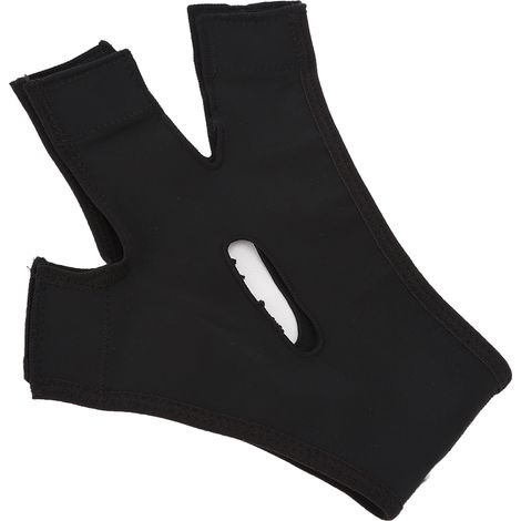 Sangle de Modelage Visage Noir, Ceinture Amincissante V-Line, Massage Faciale Portable et Respirante (1/5)