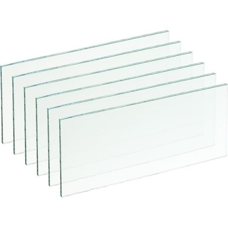 Soudage Len 4-1/4"x 2" 6Pcs Durci Verre Filtre Plaques Couvercles (1/5)