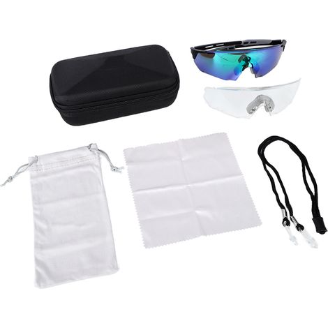2 pares de gafas de ciclismo, lentes polarizadas TAC, lentes fotocromáticas PC, montura TR90, para ciclismo y deportes. (1/5)