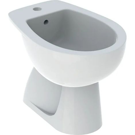 Geberit – Bidet au sol 36x53 cm en verre blanc brillant – Finition brillante – Matériau fibre de verre – Dimensions H 39 cm
