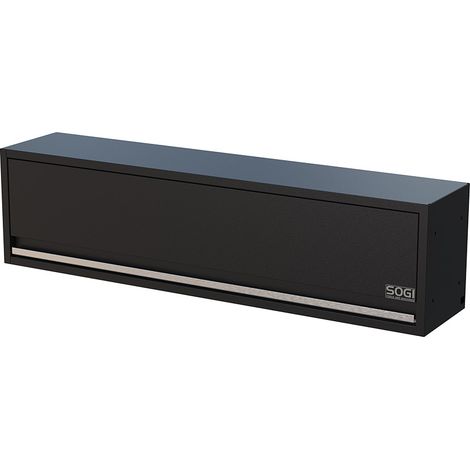 Armadio pensile lungo da officina SOGI ARR-M-P-L - ammortizzatori a gas - lampade incorporate - 1360x280x350 mm (1/2)