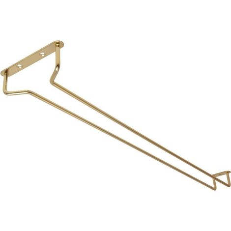 Support verres à pied en laiton poli 609mm - 115 x 606 x 42 mm - BEAUMONT (1/5)