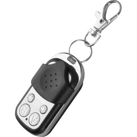 Télécommande Portail Universelle,Télécommande Garage sans Fil à 4 Boutons avec Couvercle Coulissant Porte Clés,Electrique Rolling Code à Distance Réplicateur de Porte de Garage (1/5)