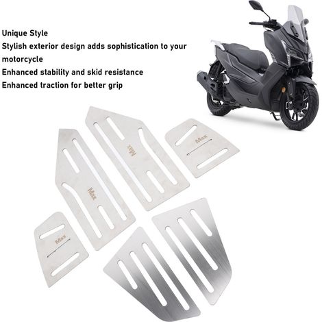 Motorrad-Fußrasten aus Aluminiumlegierung, 6-teiliges Set, SR4Max, rutschfester Griff (1/5)