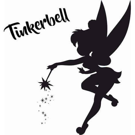 Tableau Disney - Disney ombre la fée clochette - 60 cm x 90 cm (1/3)