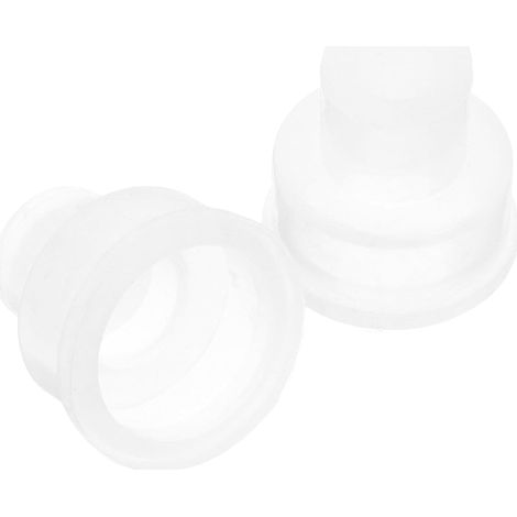 2 Pièces Joint en Silicone Étanche pour Robinet, Blanc (1/5)