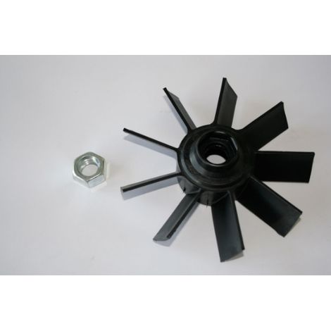 PVC-Ventilatorflügel mit Mutter