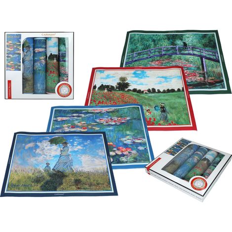 Juego de 4 manteles individuales - C. Monet, mix (carmani) (1/5)