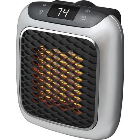 Wall-mounted electric heater with remote control small portable fan heater with digital display screen (1/5)