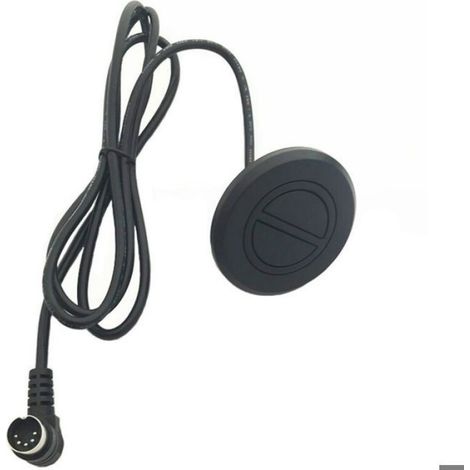 Contrôleur Filaire - 90 Degrés - Pour Fauteuil Électrique - Bouton Rond - Tête Rotative - 1 Pièce (1/4)