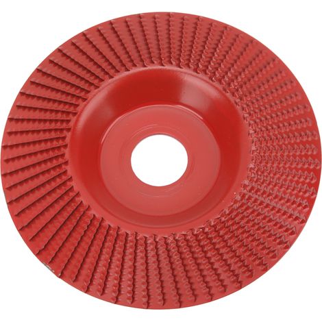 Disque de meulage et façonnage carbure de tungstène résistant à l'usure 125mm pour ponceuse à bois rouge (1/5)