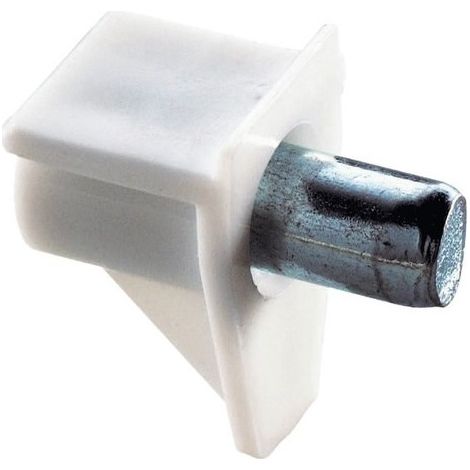 Taquet étagère Plastique Blanc Support Discret Pour étagères Intérieures - Cime