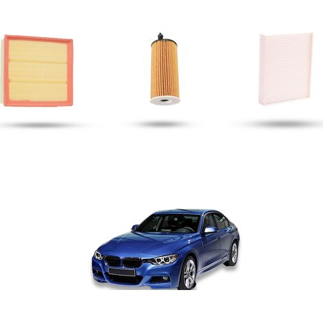 Kit Tagliando 3 filtri compatibile con BMW Serie 3 (F30, F80,F31) 318I 100kw dal 2015 (1/4)
