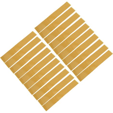 Paquete de 20 tiras adhesivas de PVC de doble cara, de 5 x 35,5 cm (2 x 14 pulgadas), para el posicionamiento preciso de las hojas de sierra para madera. (1/5)