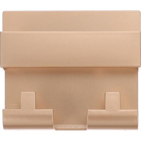 No-Drill PC Wall-Mounted Phone Holder for Bathroom, Horizontal and Vertical Rotation, Convenient Storage Shelf for Mobile Phone in the Toilet (1/5)