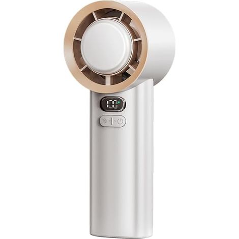Este ventilador portátil tiene interfaz USB, funciona silenciosamente y es ideal para viajes al aire libre. (1/4)