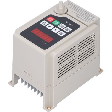 Variateur de fréquence VFD 380V 3.7kW, convertisseur triphasé, contrôle en boucle fermée V/F, régulateur de vitesse industriel, moteur asynchrone, précision élevée. (1/5)