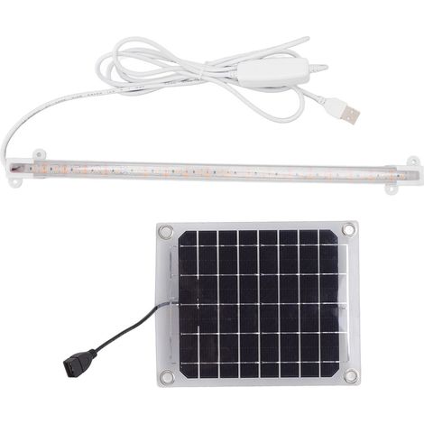 Bande lumineuse plantes solaire – serre balcon herbes légumes fleurs – modèle 1