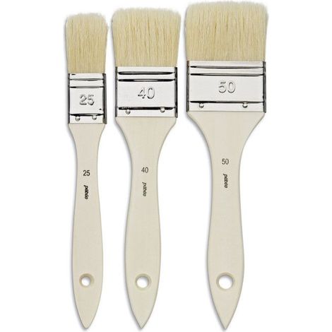 3 spalters - Plat - Acrylique et huile - Fibres soie beau-blanc - N°25 - N°40 - N°50 - Pébéo (1/5)