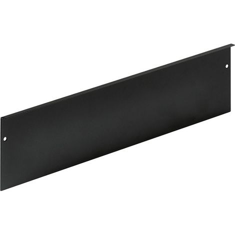Cache intérieur de façade - Largeur : 370 mm - Décor : Noir - Matériau : Acier - HETTICH (1/2)
