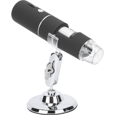 Microscope numérique sans fil WiFi 1080p, loupe portable 1000x, caméra et 8 LED (1/5)