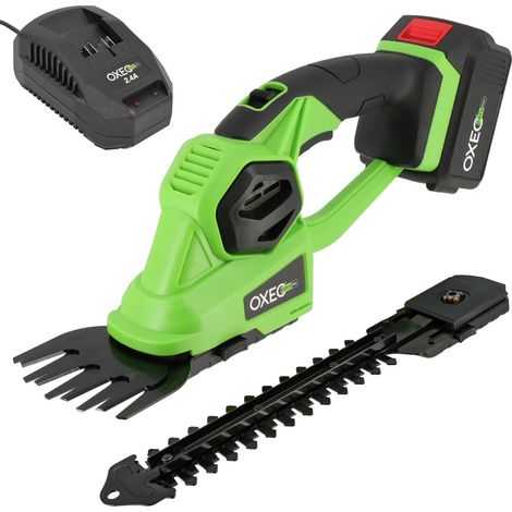 Cisaille à gazon - sculpte buisson taille haie sans fil 2en1 18V - 2 lames - Avec batterie 4Ah et chargeur rapide (1/5)