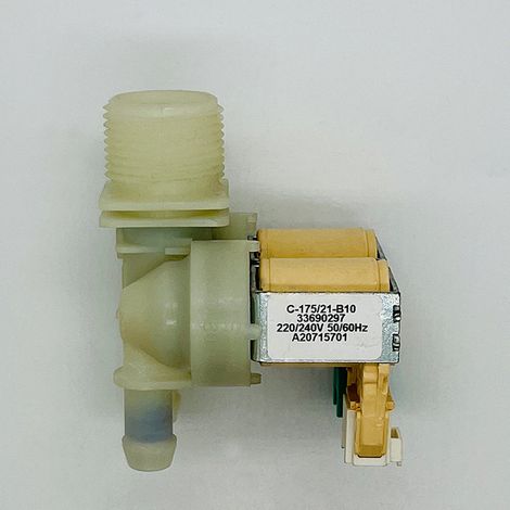 Universal spare parts for washing machines A20715701: Water inlet solenoid valve - spare parts from the aftermarket (1/4)