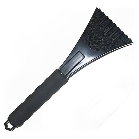 Glace pour Vitre Voiture Raclette de Neige Hiver Gratte-Givre Racloir en Plastique avec Manche Antidérapant 27.99.383.6 cm Noir (1/5)