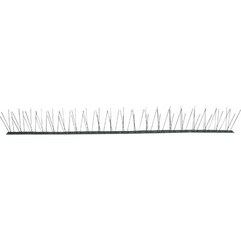 DISSUASORE VOLATILI PER MURETTI mt 1 - 80 spilli h.11 cm- 25 pezzi