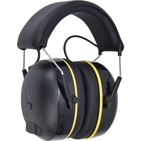Casque antibruit multifonctionnel 5V/1A pour le jardinage, noir (1/5)